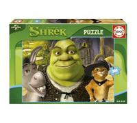 Educa - Puzzle per bambini 200 pezzi Shrek licenza Universal | Puzzle colorato con grandi pezzi sicuri per bambini | A partire da 6 anni (20519)