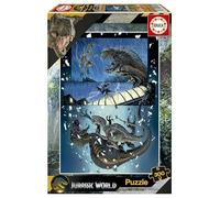 Educa - Puzzle per bambini 300 pezzi Jurassic World Universal | Puzzle di dinosauri con pezzi grandi per bambini | A partire da 8 anni (20515)