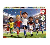 Educa - Puzzle per bambini da 300 pezzi | Mondo del calcio | Dimensioni: 40 x 28 cm | Consigliato per bambini di 6, 7 e 8 anni (20495)