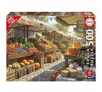 Educa - Puzzle per bambini da 500 pezzi PLUS | Sunny Market | Dimensioni: 48 x 34 cm | Età 11+ (20585)