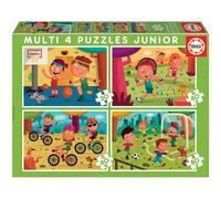 Educa puzzle per bambini Motiv sportivi 4v1