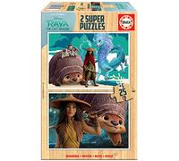 Puzzle in legno Raya e il drago 2x25 pezzi