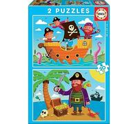 Educa - Puzzle Pirati 2x20 Pezzi (17149)