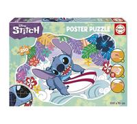 Educa - Puzzle Poster Stitch | 250 pezzi Puzzle XXL | Stitch Disney, Grande Formato | dai 8 anni (19963)