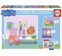 Educa - Puzzle Maialino Peppa Progressivo 4in1 - 1-39 Pezzi