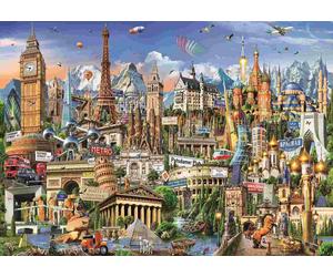 Educa - Puzzle Punti di riferimento dell'Europa - 2000 Pezzi