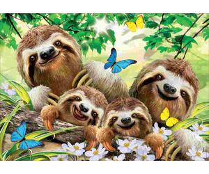 Educa - Puzzle Selfie dei bradipi - 500 Pezzi