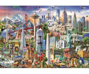 Educa - Puzzle Simboli del Nord America - 1500 Pezzi