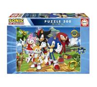 Educa - Puzzle Sonic the Hedgehog da 300 pezzi per bambini | Puzzle per ragazzi con pezzi grandi, resistenti e ben tagliati | +8 anni (20728)