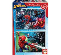 Marvel Spiderman Puzzle 2x100 Pezzi Educa Borras