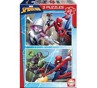 Educa - Puzzle Spider-Man | 2x48 pezzi Puzzle Set | Spiderman Marvel, Supereroi Bambini | dai 4 anni (18099)