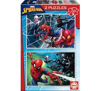 Marvel Spiderman Puzzle 2x100 Pezzi Educa Borras
