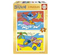 Educa - Puzzle Stitch | Set di 2 puzzle per bambini da 48 pezzi | Consigliato per bambini di 4, 5 e 6 anni (20466)