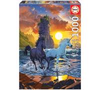 Puzzle Unicorni sulla spiaggia 1000 pezzi