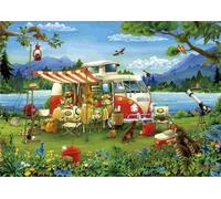 Educa Borrás – Puzzle 1000 pezzi Vacanze in campagna – 68x48 cm – Con colla Fix – Da 14 anni