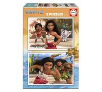 Educa - Puzzle Vaiana 2 | 2x100 pezzi Puzzle Set | Vaiana 2 Moana, Disney Bambini | dai 6 anni (20103)