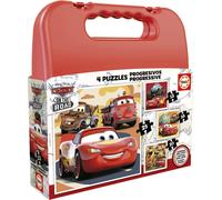 Educa Puzzle Valigetta Automobili 4in1