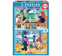 EDUCA Puzzle Viaggio 2x48 pezzi
