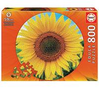 Educa - Round Puzzle. Girasole. Puzzle rotondo 800 pezzi. Rif. 19034