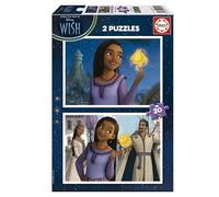 Educa - Set di 2 puzzle per bambini con 20 pezzi e le immagini di Wish. Dimensioni: 28 x 20 cm. Consigliato dai 4 anni in su (19740)