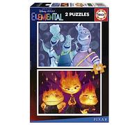Educa - Set di 2 puzzles per bambini con 48 pezzi con immagini Elemental | Misure: 28 x 20 cm. Raccomandato da 4 5 6 anni (19733)