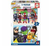 Educa Spidey & I Suoi Incredibili Puzzle Di Ragnatele D´acqua Friends 2x20 Pezzi
