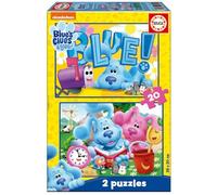 Educa - SpongeBob Schwammkopf | Set 2 puzzle da 100 pezzi per bambini da 6 anni | Patrick Sandy Bikini Bottom | Misura: 28 x 20 cm (19389)