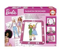 Educa - Tavolo Design Barbie, Barbie Fashion Designer e Sfida i tuoi Looks con FI gurine Barbie sul Podio della sfida della Moda. Da 5 Anni (19825)