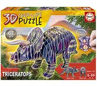 Educa Educa - Puzzle - Puzzle 3d Creatura Triceratopo S_0294_EDU8412668191839 Gi