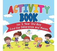 Educando Kids Activity Book for 5 Year Old Boy Find the Difference a (Tascabile)