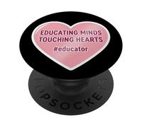 Educare Menti Toccando Cuori Scuola Insegnante Educatore PopSockets PopGrip Adesivo