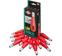 Educational Arts 71040012 LH12 Lino Maniglie, Rosso, Confezione da 12