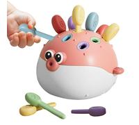 Educational Color & Shape Matching Game - Learning Toy for Ages 1-3 - Fine Motor Skills Activity - Ideal for Preschool, Homeschool & Kindergarten Classrooms