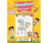 Educational Crossword Puzzle Book for Kids 8-12: The Perfect Brain Workout for Smart Kids