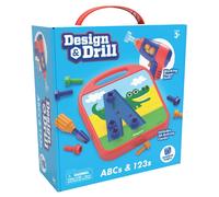 Educational Insights Design & Trapano Abc & 123 Bambini Batteria Attrezzi Gioco