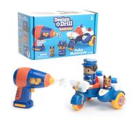 Educational Insights-4190 Cane Moto della Polizia Design & Drill di Learning Resources, Gioco di Costruzione per abilità motorie Fini, Multicolore, M, 4190