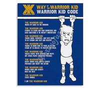 Educational Motivation Poster Discipline Code for Kids Metal Tin Sign Growth Mindset Wall Art for Sons Room(Unframed,12x18inch(30x45cm))