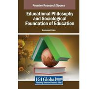 Educational Philosophy and Sociological Foundation of Education (Tascabile)