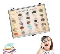 Educational Rock Collection - Natural Mineral Set, Mixed Specimen Kit