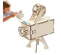 Educational Science Kits, Wooden Projector Toy Set, Hands-On Learning Activity, DIYers STEM Tool for Students, Girls Ages 7-14, Classroom Projects, Homeschool, Creative Play