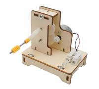 Educational Science Toy - Hand Crank Generator, STEM Building Kit, Wooden Science Experiment Toy, Learning and Exploration Kit | Interactive Educational Activity for Kids Classroom Home STEM Projects