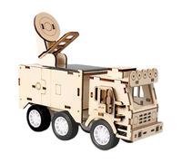 Educational Solar Lidar Vehicle Construction Set Safe Wood Sostanza per Bambini Ingegneria Esplorazione Legno Progetto Scienza Set