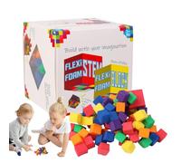 Educational Toys - Large Magnetic Blocks With Toy Eyes, Construction Games Creative Toys | Sorting Learning Supplies For Classroom Manipulatives Kids Boy Girl