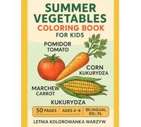 Educational Vegetable Coloring Book for Kids: Learn & Color Vegetables | Trace, Write & Color | Learning Activity Book