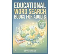 Educational Word Search Books for Adults: Boost Your Brain with Fun Puzzles. Improve Vocabulary, Memory & General Knowledge - Easy to Read for Adults