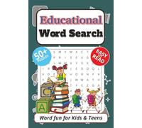 Educational Word Search Puzzle Book for Kids and Teens: 50+ Fun Vocabulary Puzzles to Boost Spelling, Focus, and Language Skills | 6x9 inches, 110 pages |
