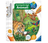 EDUCATIVO 00626 Tip Toi Libro Enciclopedia degli animali 4-7 anni con 600 suoni