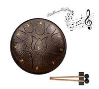 Educativo Bambini Musica Illuminismo Tamburo Notte Pioggia Sinfonia Vuoto 6-12 Drum Drum Outdoor Lingua Mano Pollici Acciaio