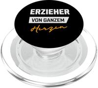 Educatore di tutto il cuore bambini giardinieri educazione bambino PopSockets PopGrip per MagSafe