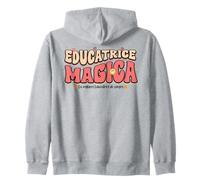 Educatrice Magica Idee Originale Per Donna Asilo Nido Felpa con Cappuccio